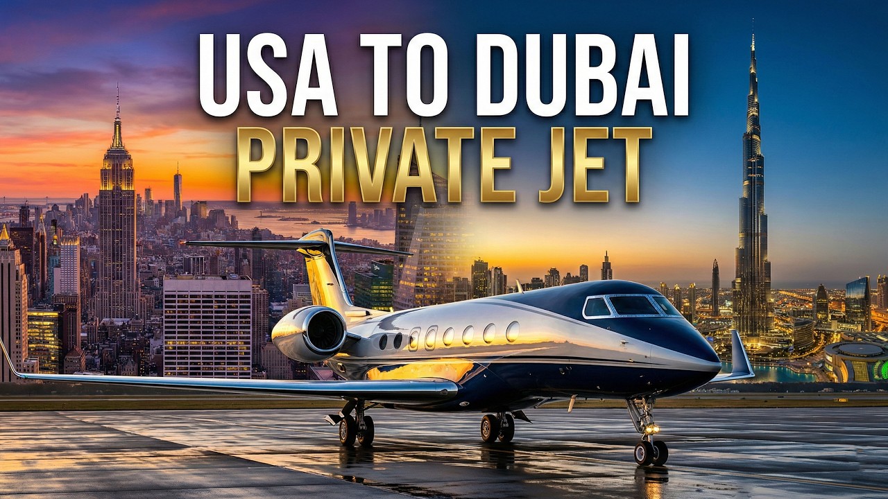Chartering a Private Jet to Dubai from the United States