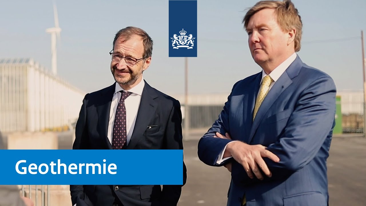 Geothermie | Minister Wiebes en koning Willem-Alexander in Andijk