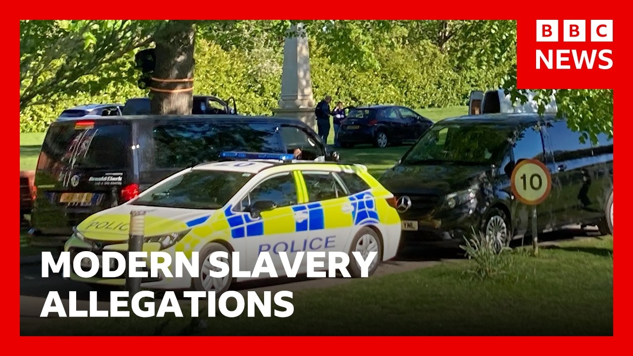 Religious group members questioned over modern slavery | BBC News