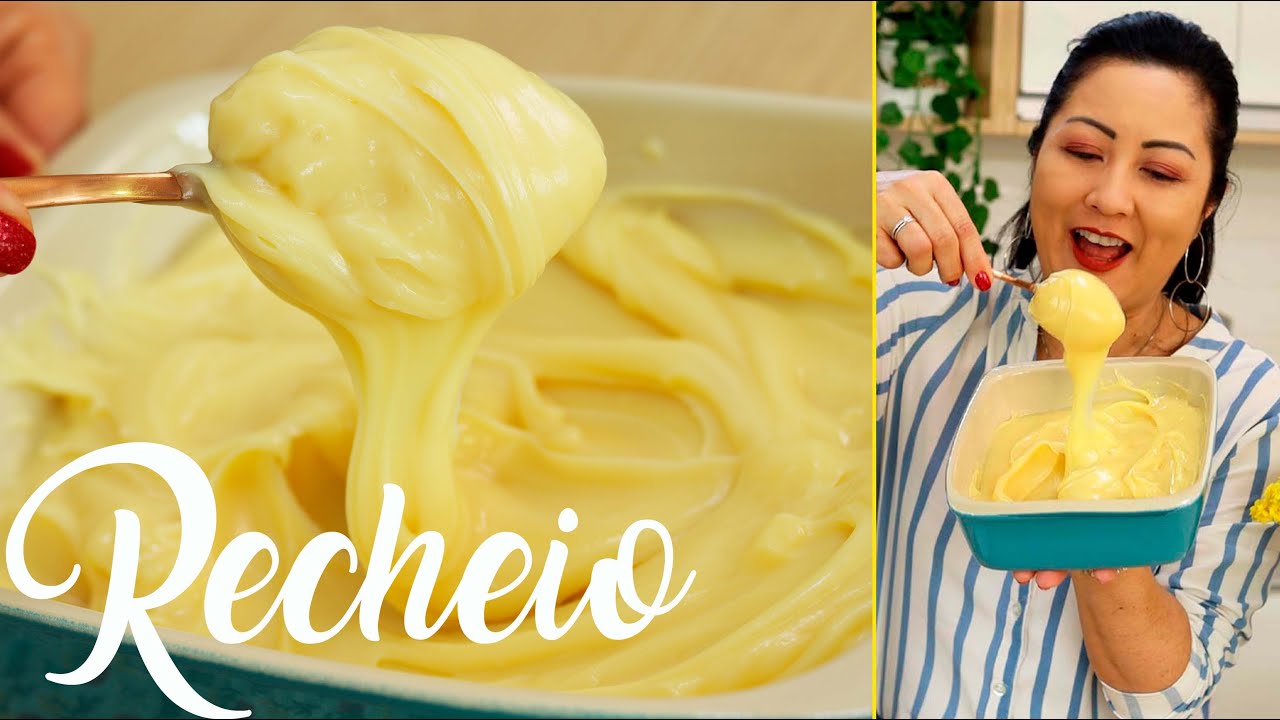 SÓ 3 INGREDIENTES- CREMOÇA OU RECHEIO MOÇA DE COLHER-IDEAL PARA BOLOS, TORTAS, PAVÊS - DIKA DA NAKA
