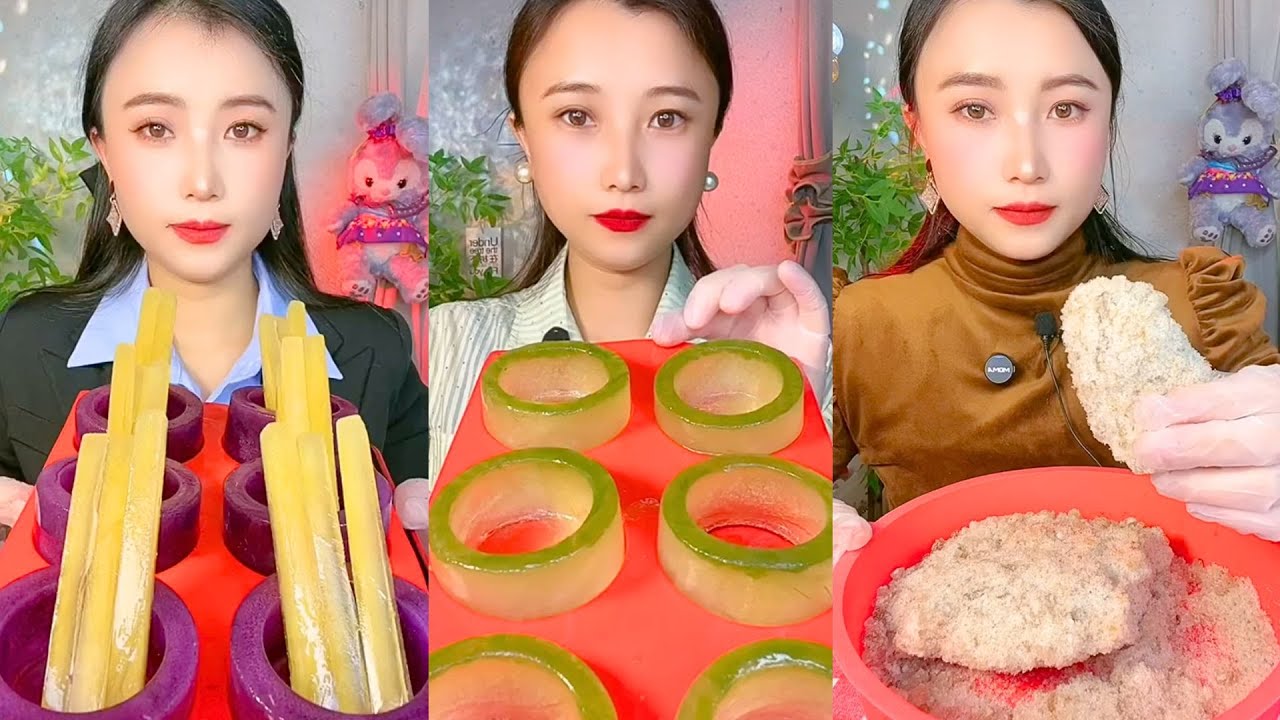 Homemade Chinese Ice Eating ASMR | Soft Frozen Desserts & Snow Ice Sounds #32