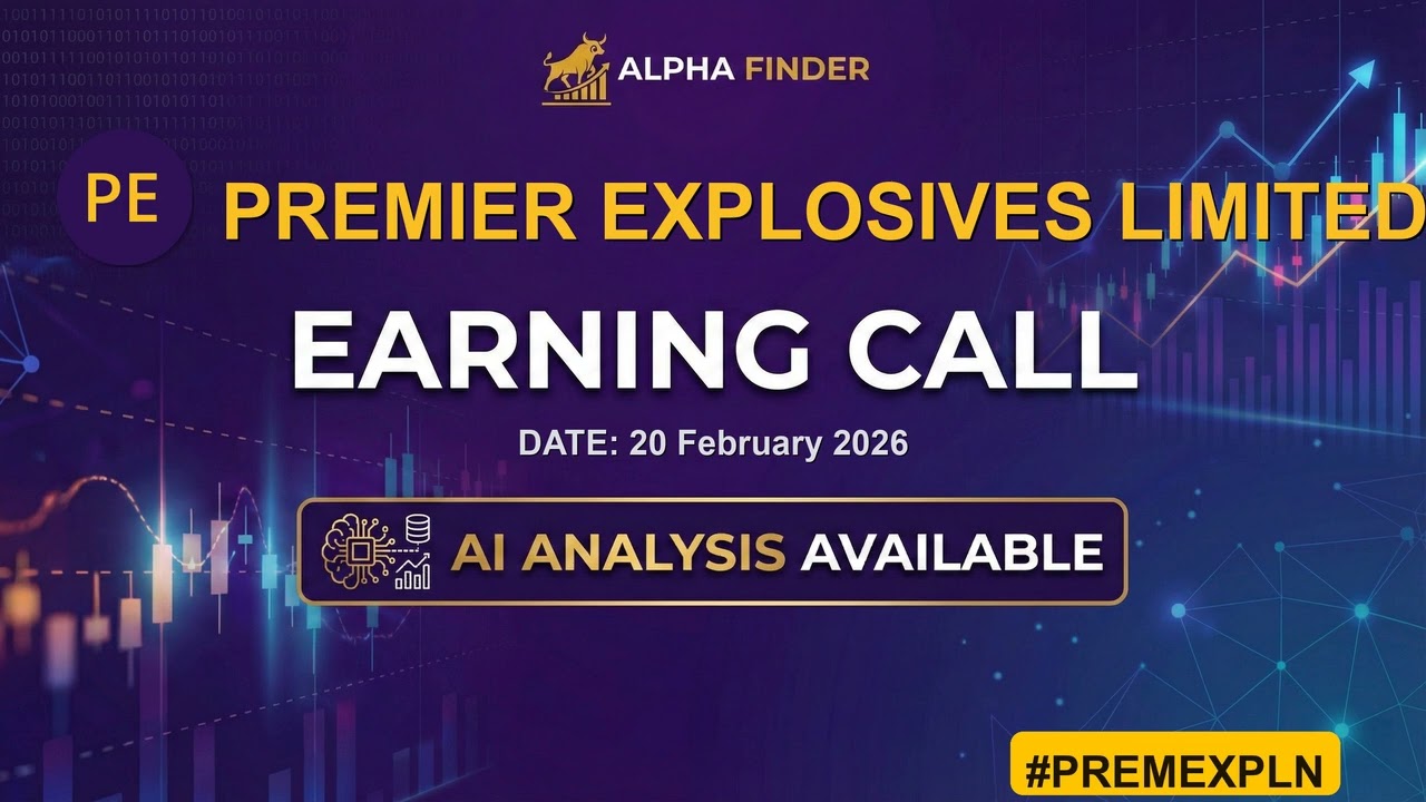 Premier Explosives Limited | PREMEXPLN | Earning Call | Alfa Finder