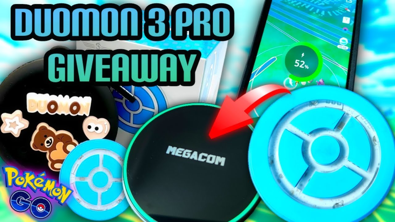 *НОВЫЙ БЕСПРОВОДНОЙ ЗАРЯДНЫЙ АВТОПОДСЕТЧИК DUOMON 3 PRO* Раздача призов для Pokemon GO