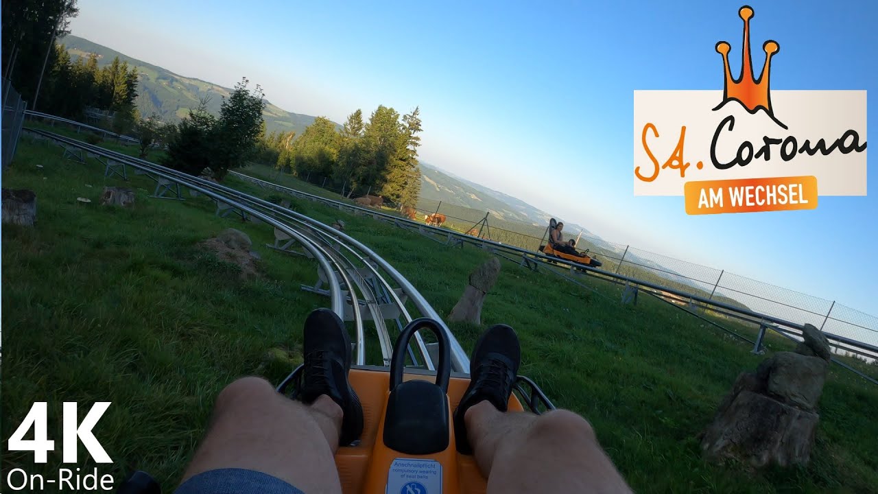 Sommerrodelbahn - Bergbahnen St. Corona - 4K On-Ride - Wiegand Alpine Coaster - POV