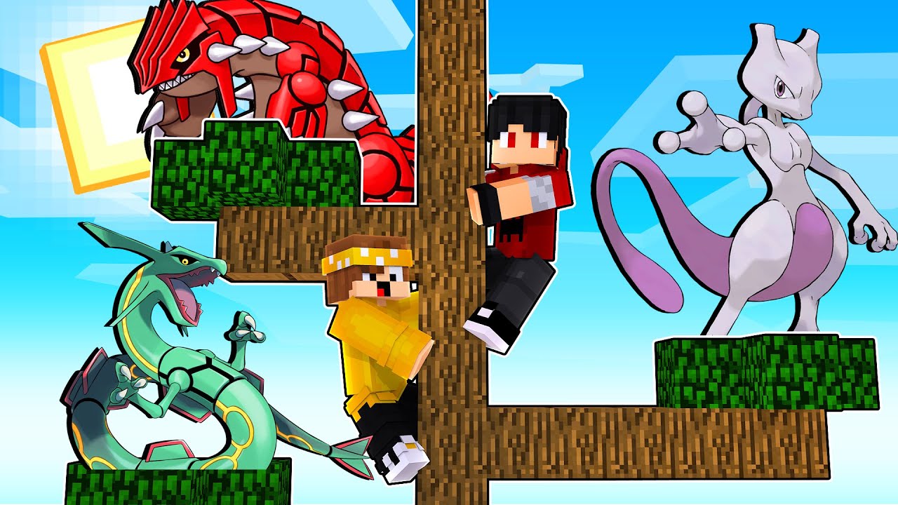 NÃO CAIA DA ÁRVORE DE POKEMONS LENDÁRIOS NO MINECRAFT! ‹‹ P3DRU ››