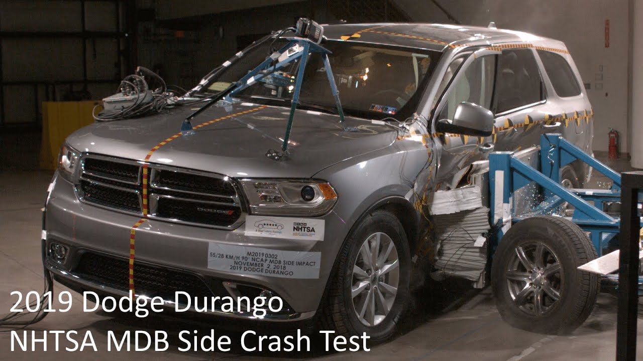 2019-2024 Dodge Durango NHTSA MDB Side Crash Test