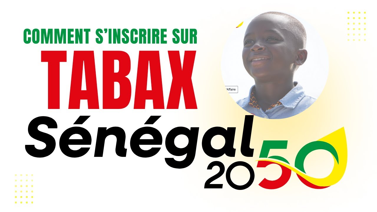 Comment s'inscrire sur la Plateforme nationale Tabax Sénégal pour les demandes d'emplois ?