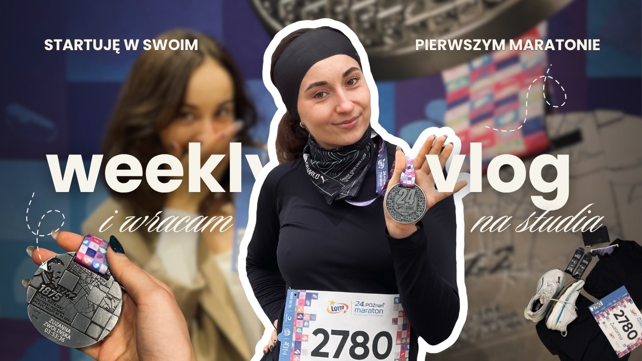 #11 MARATON VLOG | Jak przebiegłam sw&oacute;j pierwszy maraton? + co jem