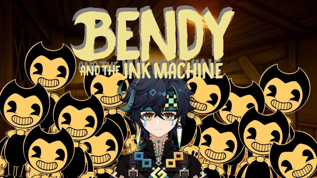 me molhando nas tintas gulosas de bendy parte 2 - jogando bendy and the ink manchine