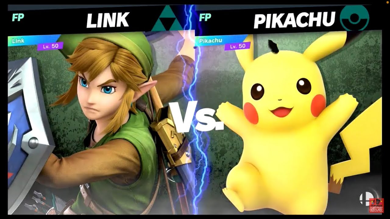 Super Smash Bros Ultimate Amiibo Fights – 3pm Poll Link vs Pikachu