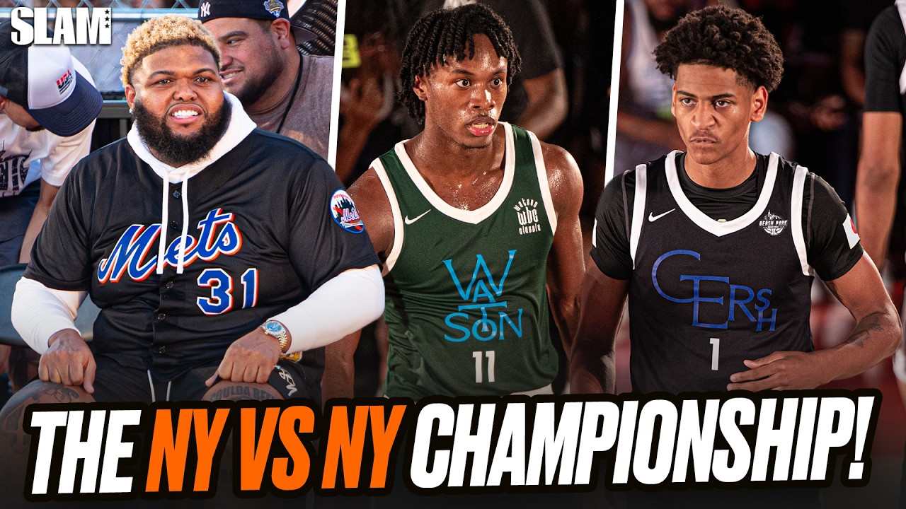 Druski Pulled Up To the NY vs NY Championship! 🤩 GAME WAS A MOVIE 🍿🔥