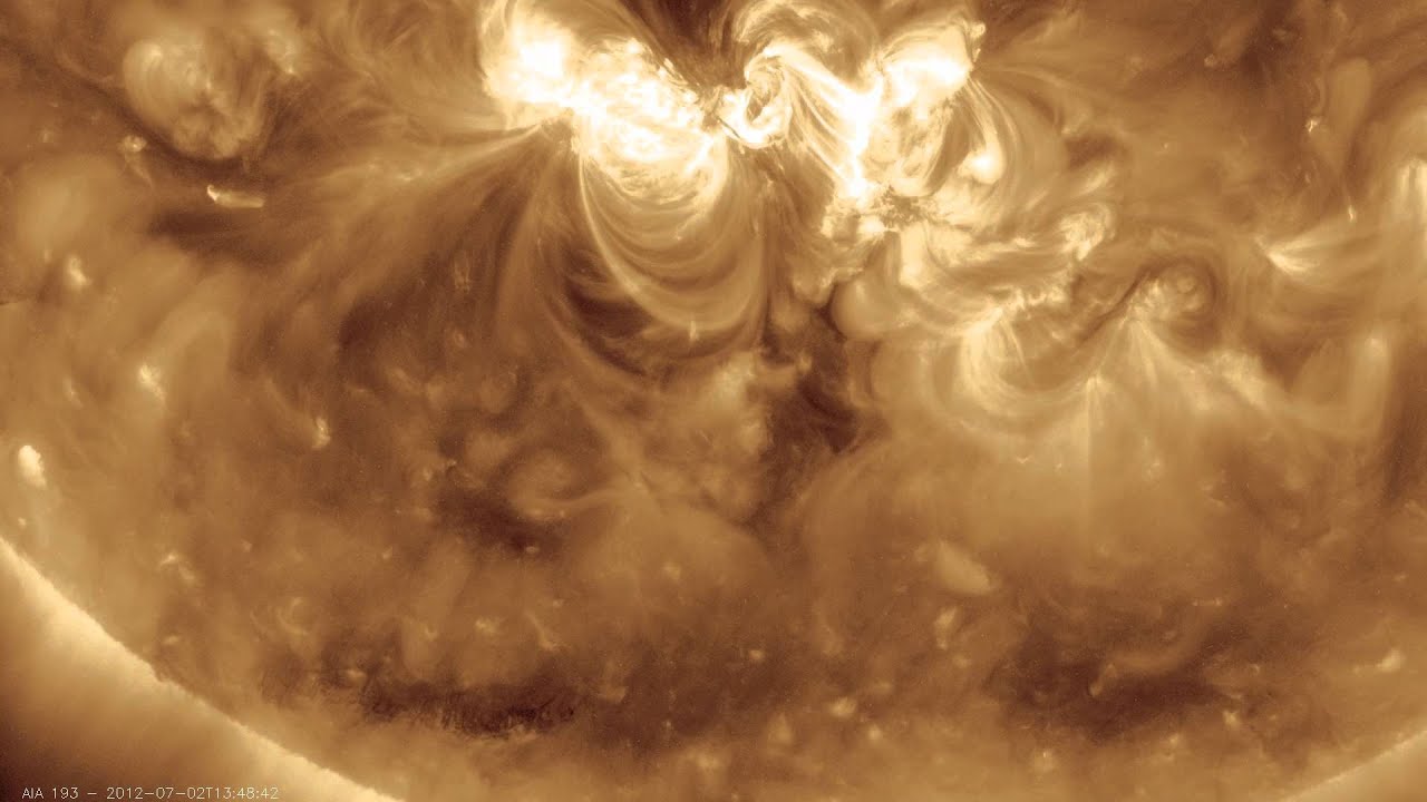 4 Flares w/ cont. ejecta-AR1515-2012/07/02 10:00-18:00 AIA 193