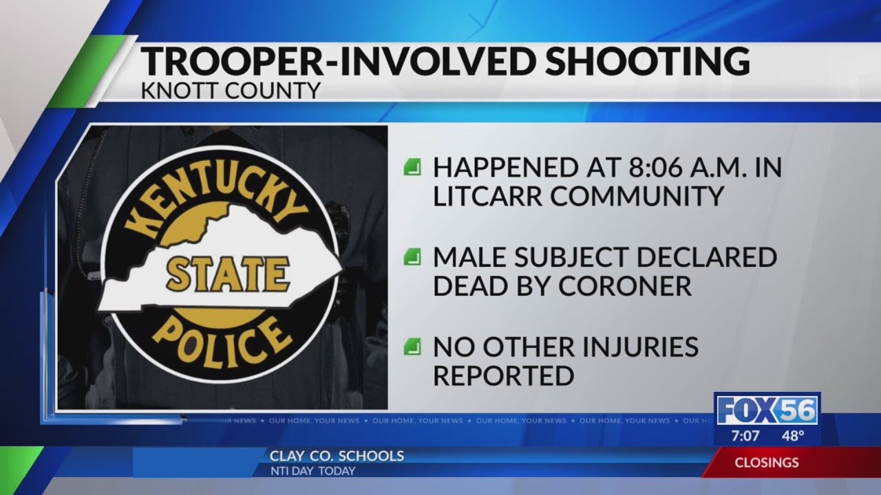 Police investigating Knott County trooper-involved shooting