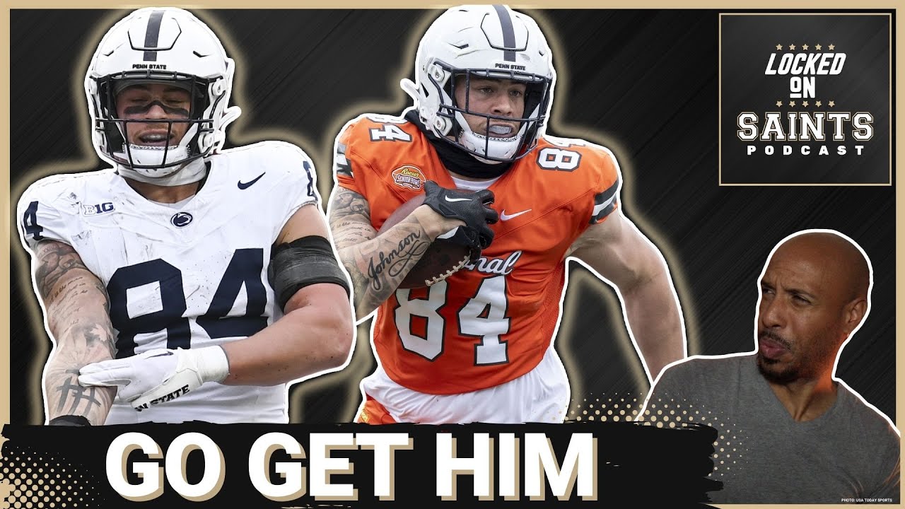 New Orleans Saints, Theo Johnson A Perfect NFL Draft Match | NFL Combine Reaction