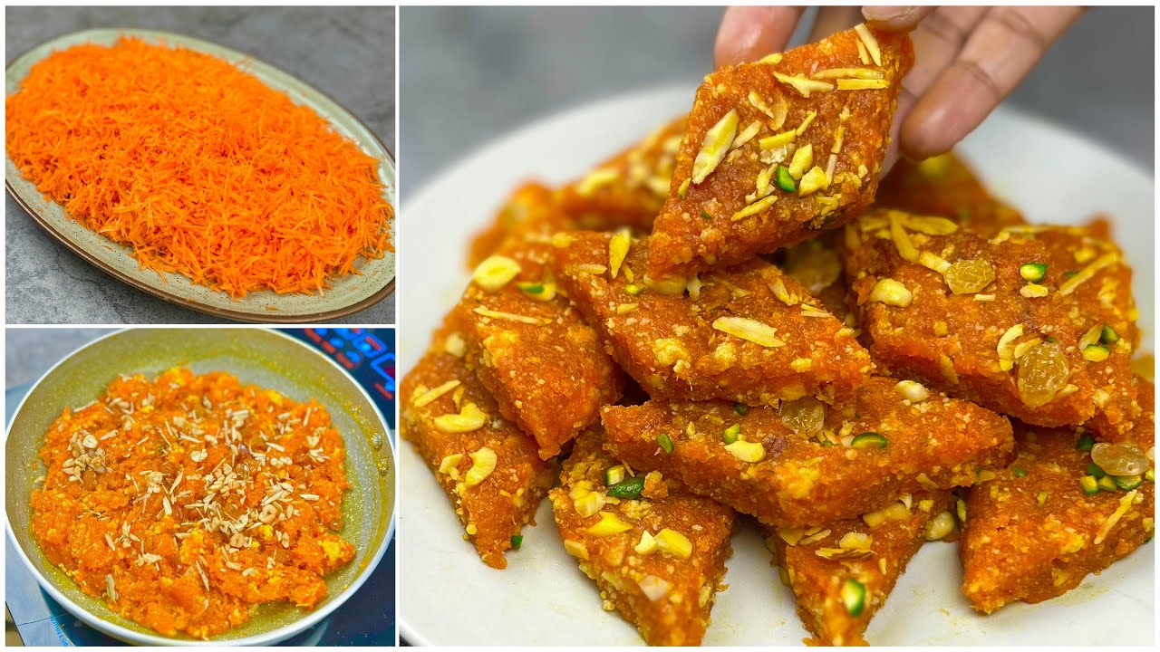 শাহী গাজরের হালুয়া/ বরফি এভাবে বানালে বানানো মাত্রই শেষ হয়ে যাবে‼️Carrot halwa/ Gajorer halua