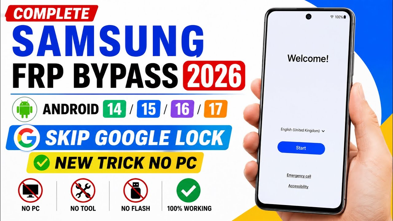 All Samsung FRP Bypass 2026 📱 | Android 13/14/15/16 | FRP Unlock | No PC | NEW Method