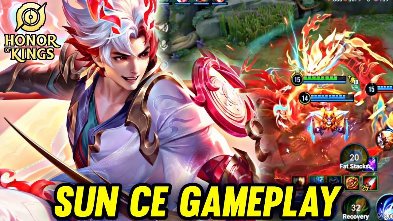 HOK : SUN CE GAMEPLAY | HARD GAME - HONOR OF KINGS