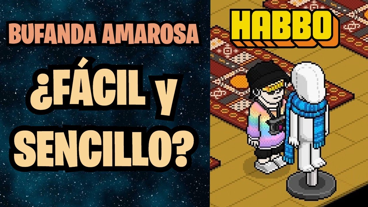 CÓMO CONSEGUIR LA BUFANDA AMAROSA EN HABBO