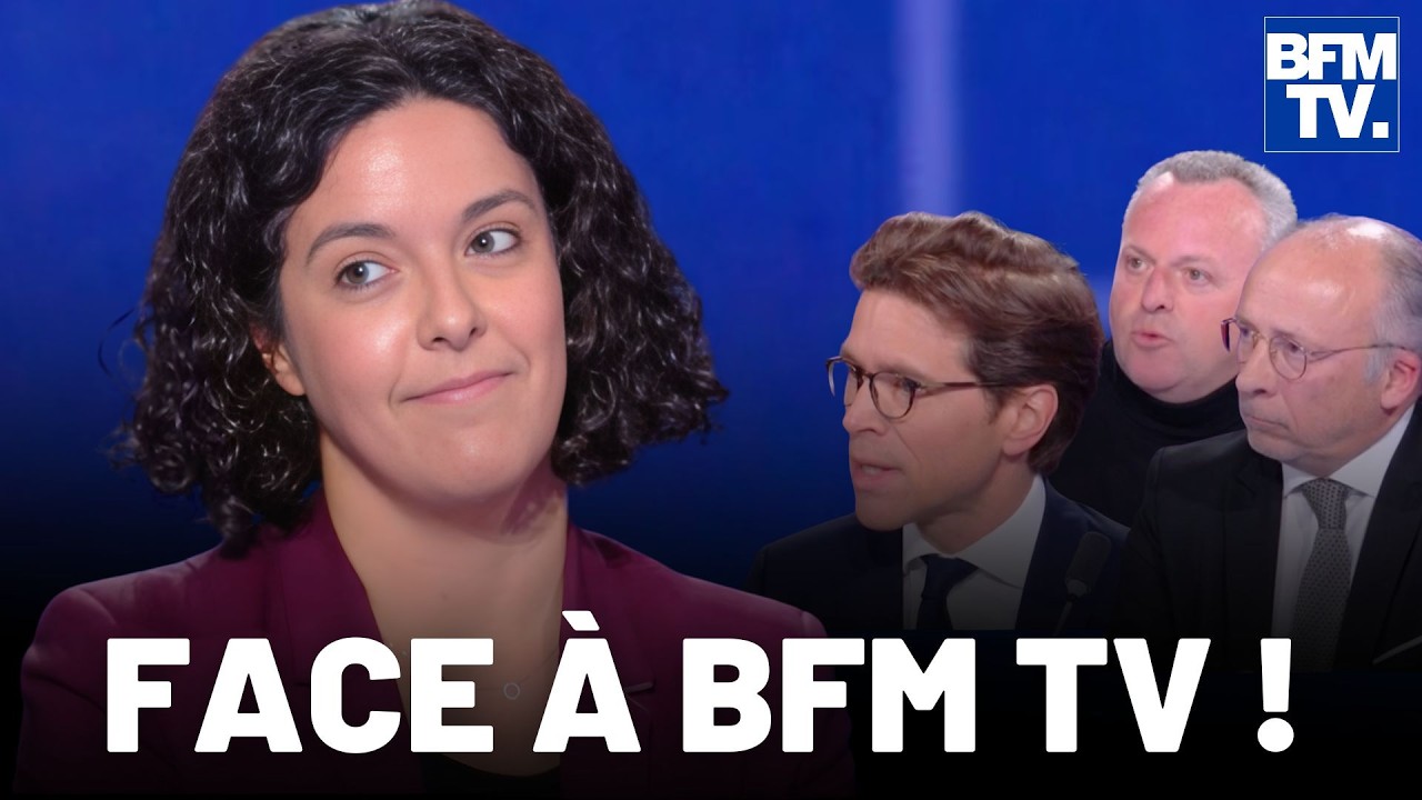 Manon Aubry face à BFM TV !