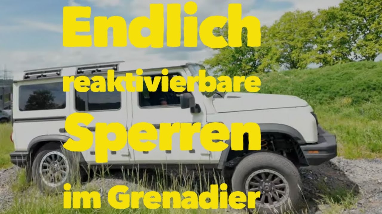 Change of mind: der Grenadier hat jetzt die reaktivierbaren Sperren