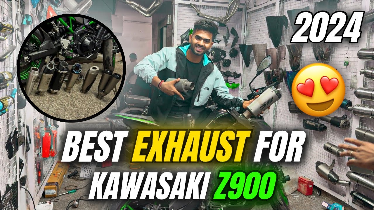 Лучший выхлоп для Kawasaki Z900 | Повышение производительности и звука😍 