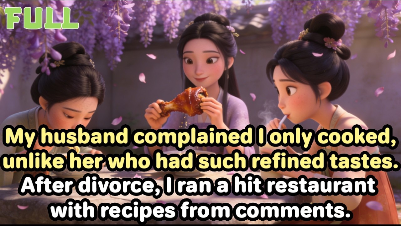 My husband complained that all I could do was cook,I decisively divorced him and left to open a shop