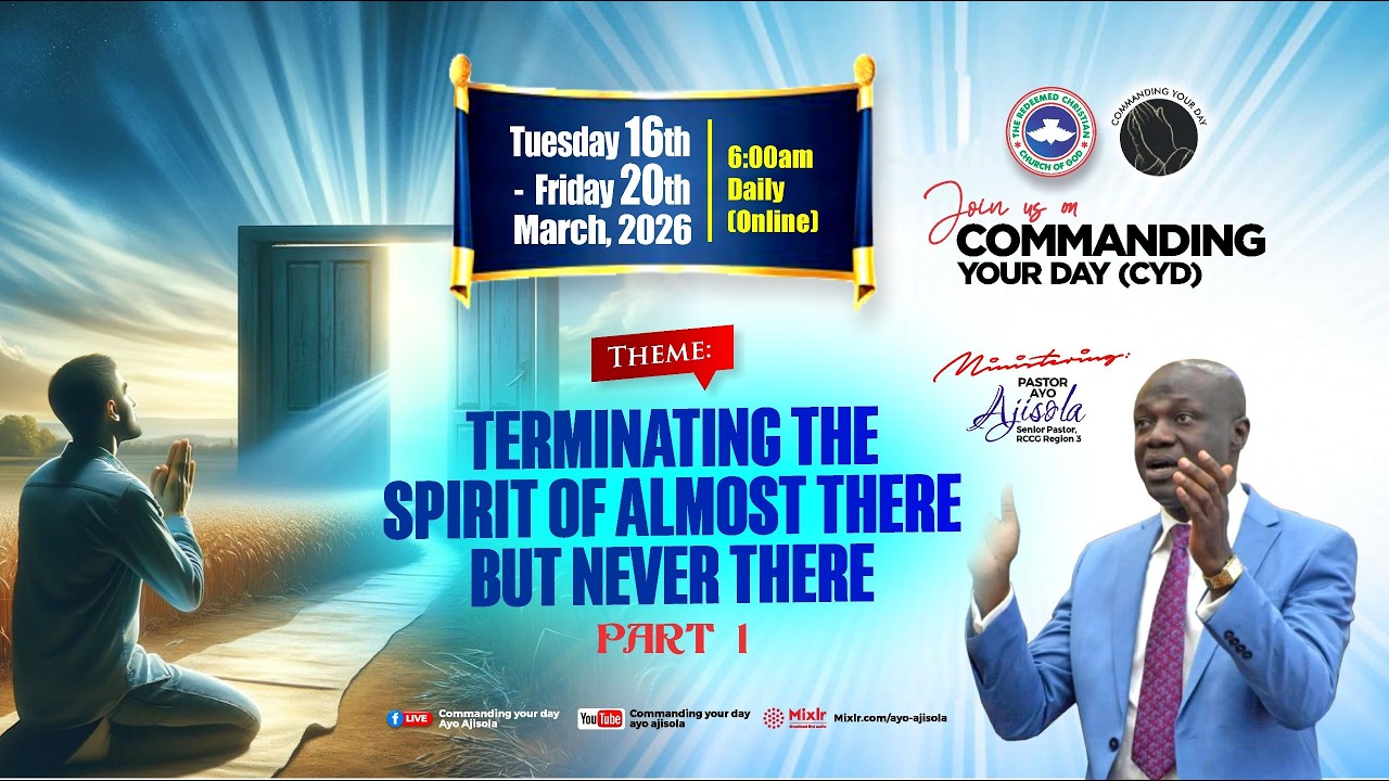 COMMANDING YOUR DAY ||  TUESDAY 17TH MARCH, 2026