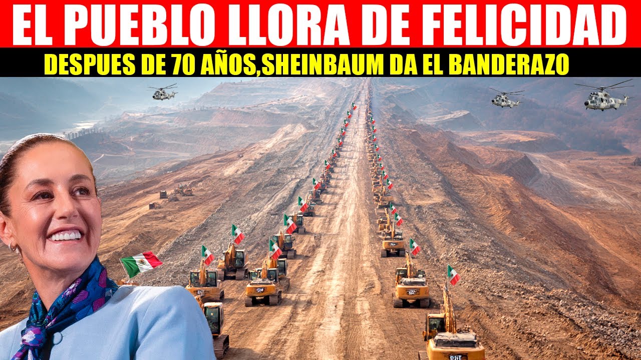 👏🏽🇲🇽TODOS LOS GOBIERNOS LO PROMETIAN PERO NADIE LO HIZO, HOY SHEINBAUM DA EL BANDERAZO DE INICIO