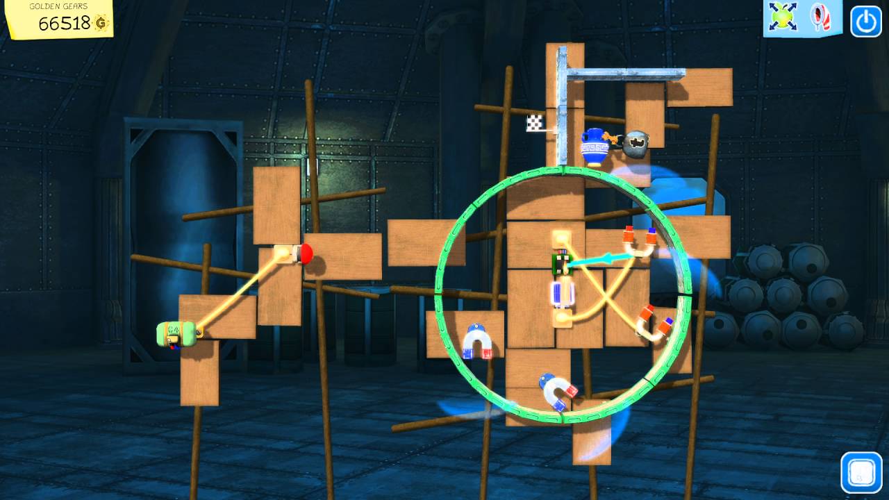 Crazy Machines: Golden Gears - Level 37 - 3 star solution - 2100 points