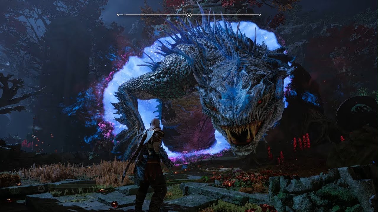 GOD OF WAR RAGNAROK - How to beat Nidhogg (Boss Fight) Pt 1