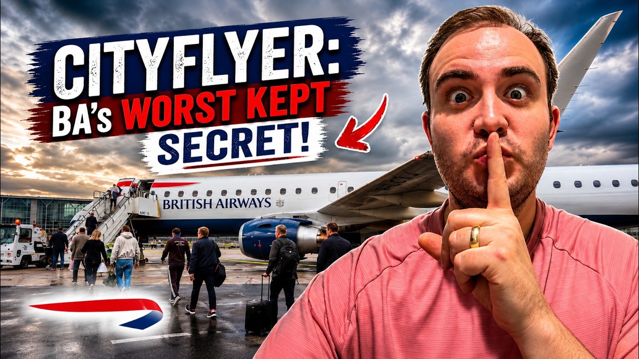 Is Cityflyer BA's WORST KEPT secret?! | Flight Review | London City—Barcelona | Embraer 190SR