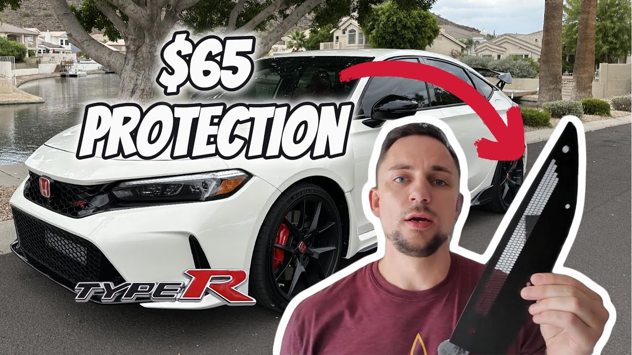 DIY Civic Type R Rock Guard Install | $65 Paint Protection (FK8 & FL5)