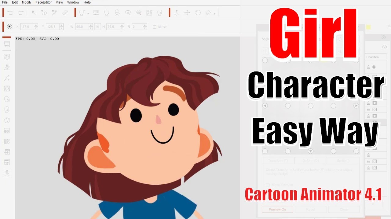 How to change a character in cartoon animator 4.1 software