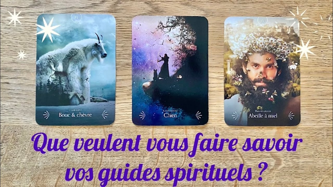 Que veulent vous faire savoir vos guides spirituels ? Tirage choix 🧚🏻‍♂️🧲🐝