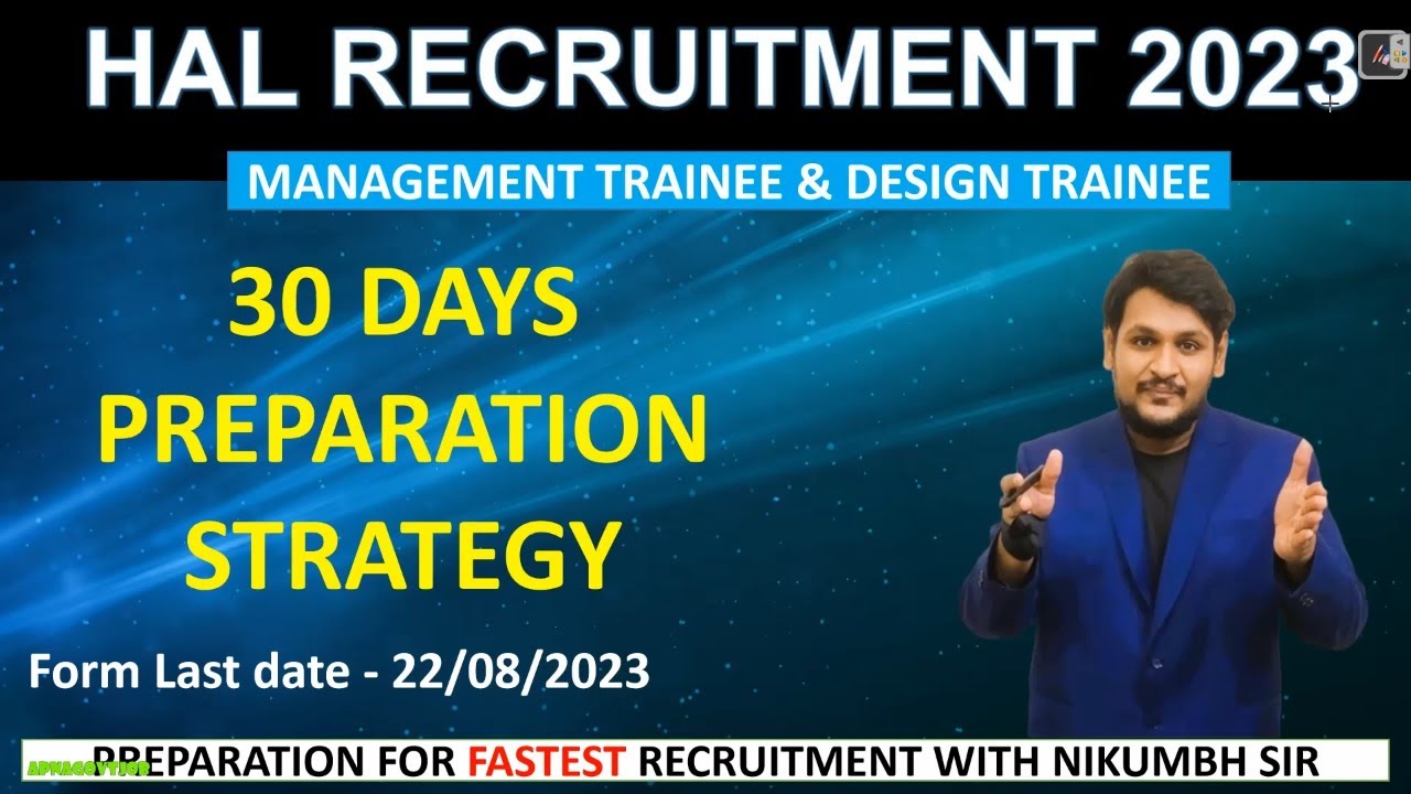 HAL MT/DT EXAM PREPARATION STRATEGY | HOW TO CRACK EXAM IN 30 DAYS (2023)