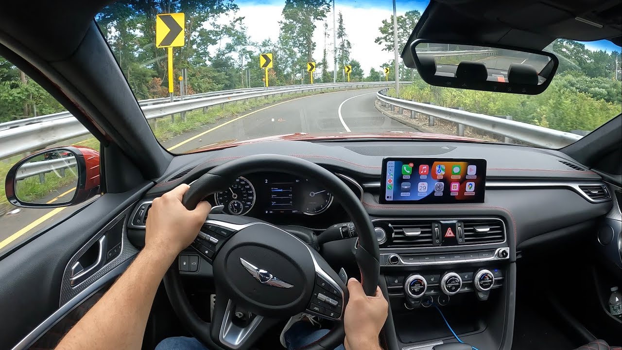 Genesis G70 POV DRIVE 2023 года (ДОРАБОТАН НА 450 Л.С.)