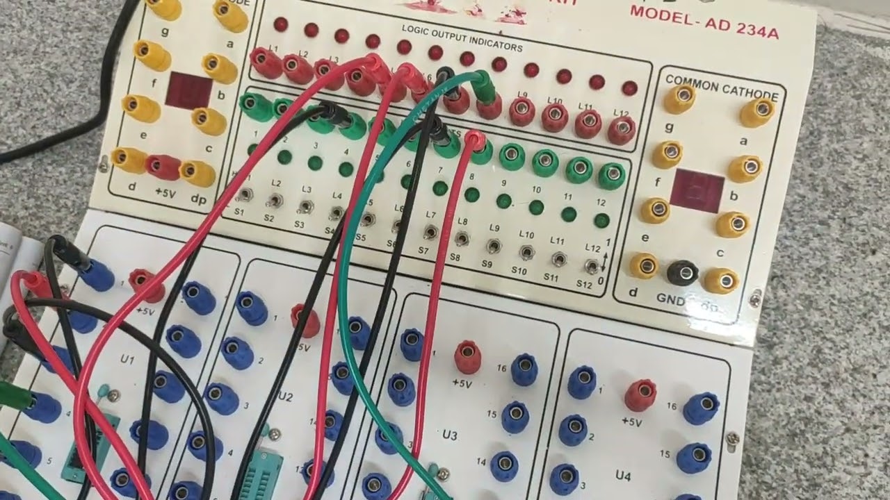  Construct a circuit to verify the truth table of 1:4 Demultipexer using IC 74139 
