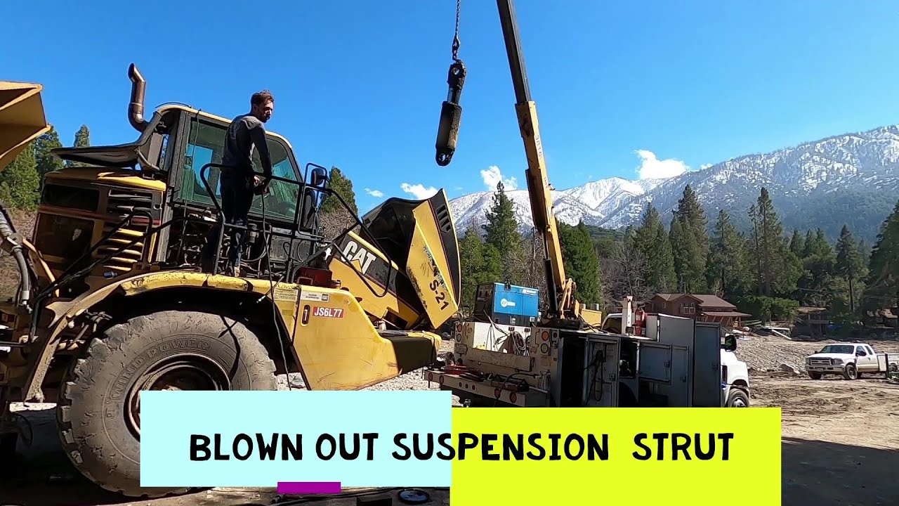 Cat 735 Suspension Strut Removal and Hurricane Flood Damage
