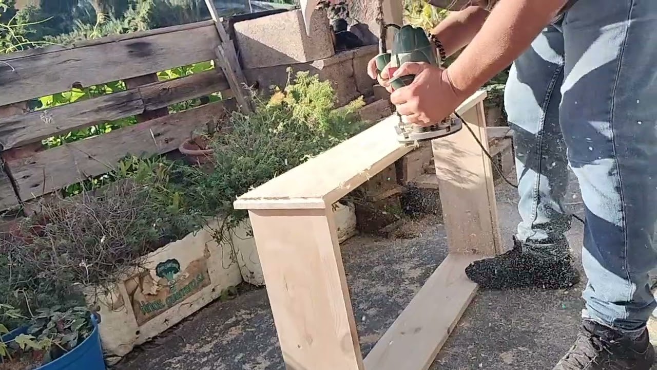 Fazendo a moldura das frentes de gavetas 