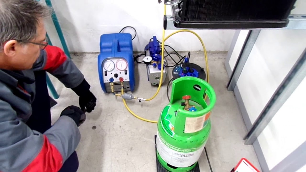 Épreuve pratique du test à la manipulation des Fluides Frigorigènes.