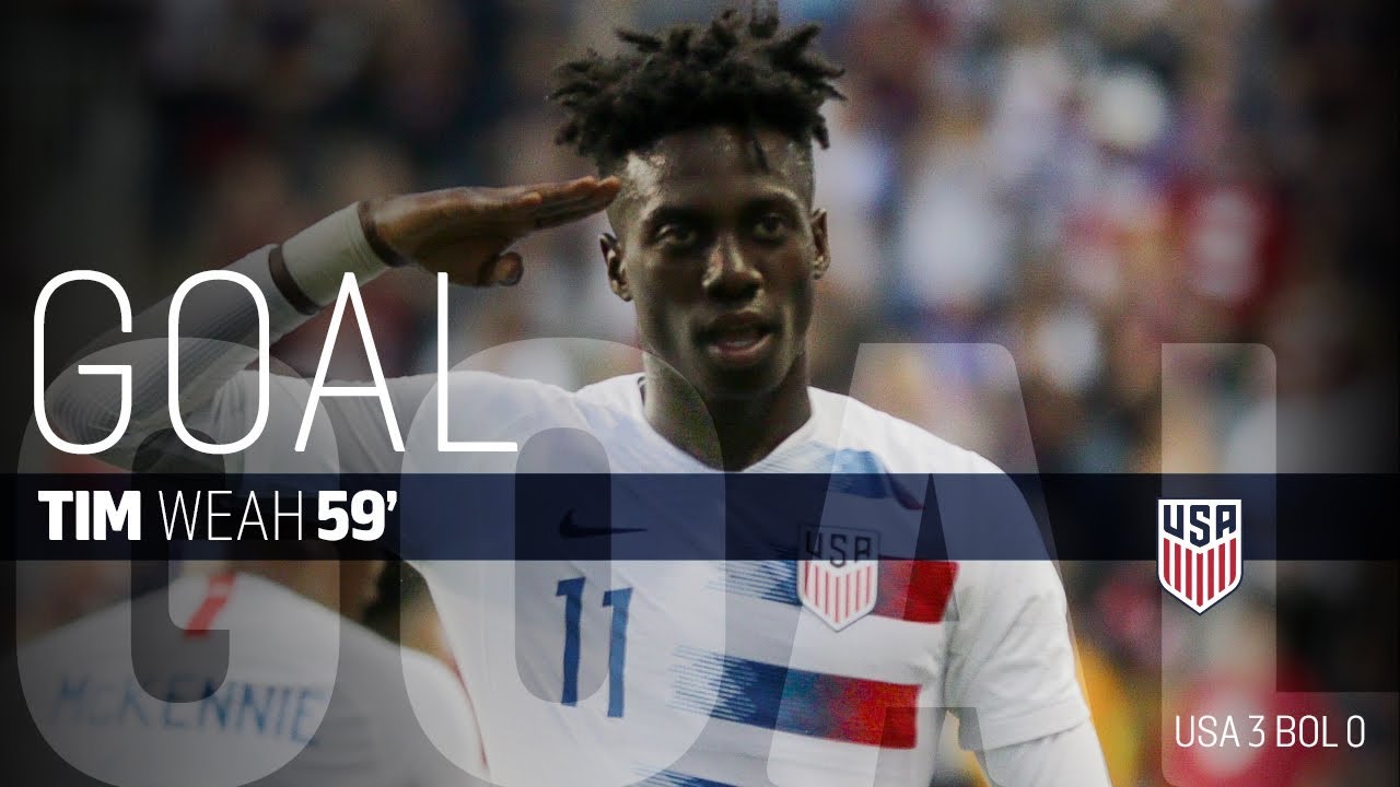 MNT vs. Bolivia: Tim Weah Goal - May 28, 2018