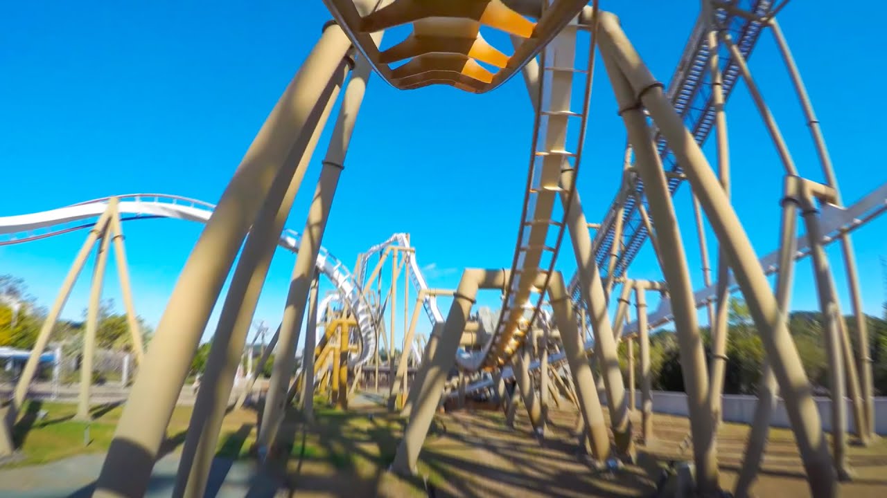 Pyrenees Coaster POV (ピレネー) - 4K Point of View - Parque Espana - Shima Spain Village, Japan 志摩スペイン村