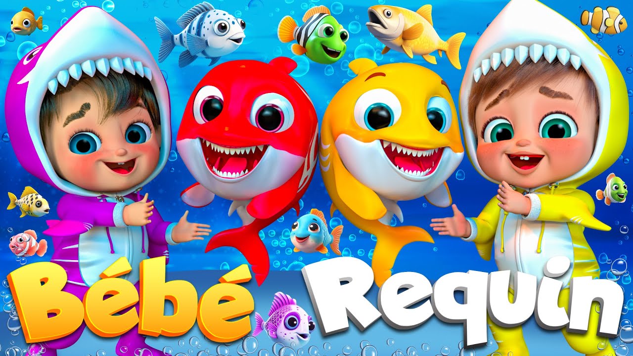 Fête des Bulles de Bébé Requin | Comptines Et Chansons | À Bébé Chanson @SuperLucaLEFrancais