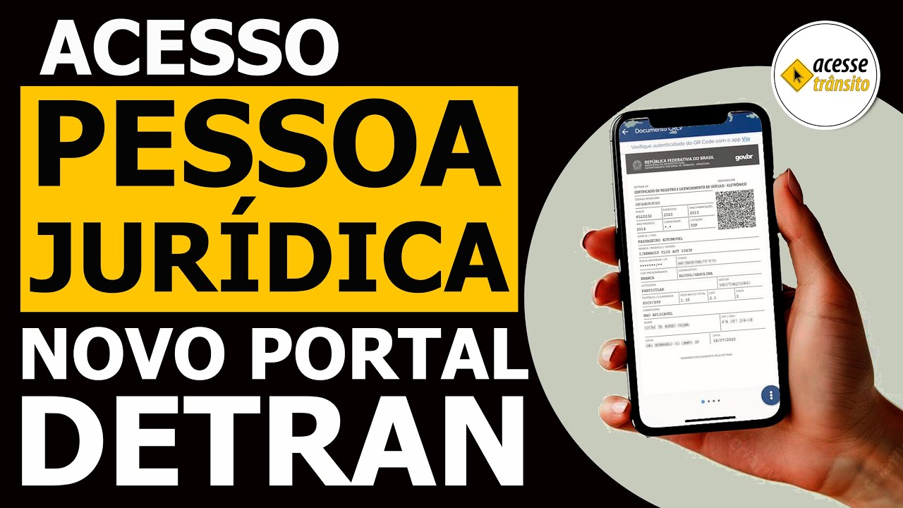 Como acessar o Novo Portal Detran PJ (sem certificado digital)