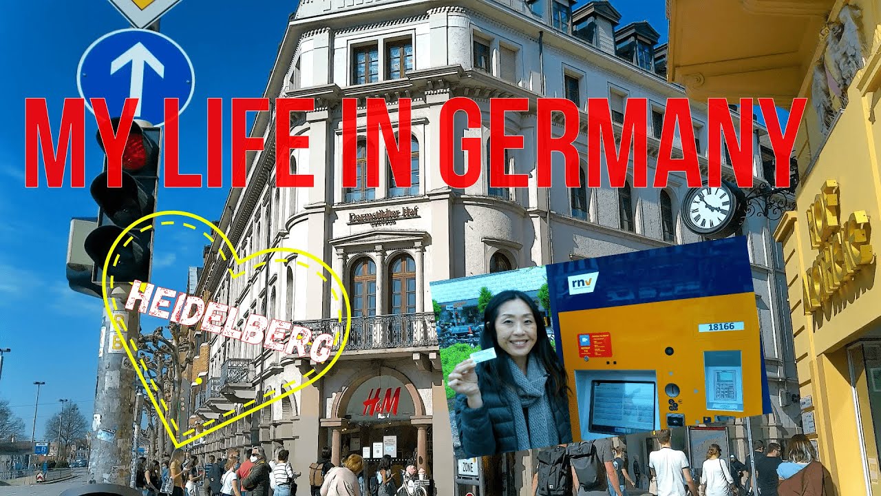 My life in Germany #5-1 Ticket kaufen für Bus und Bahn bei der rnv