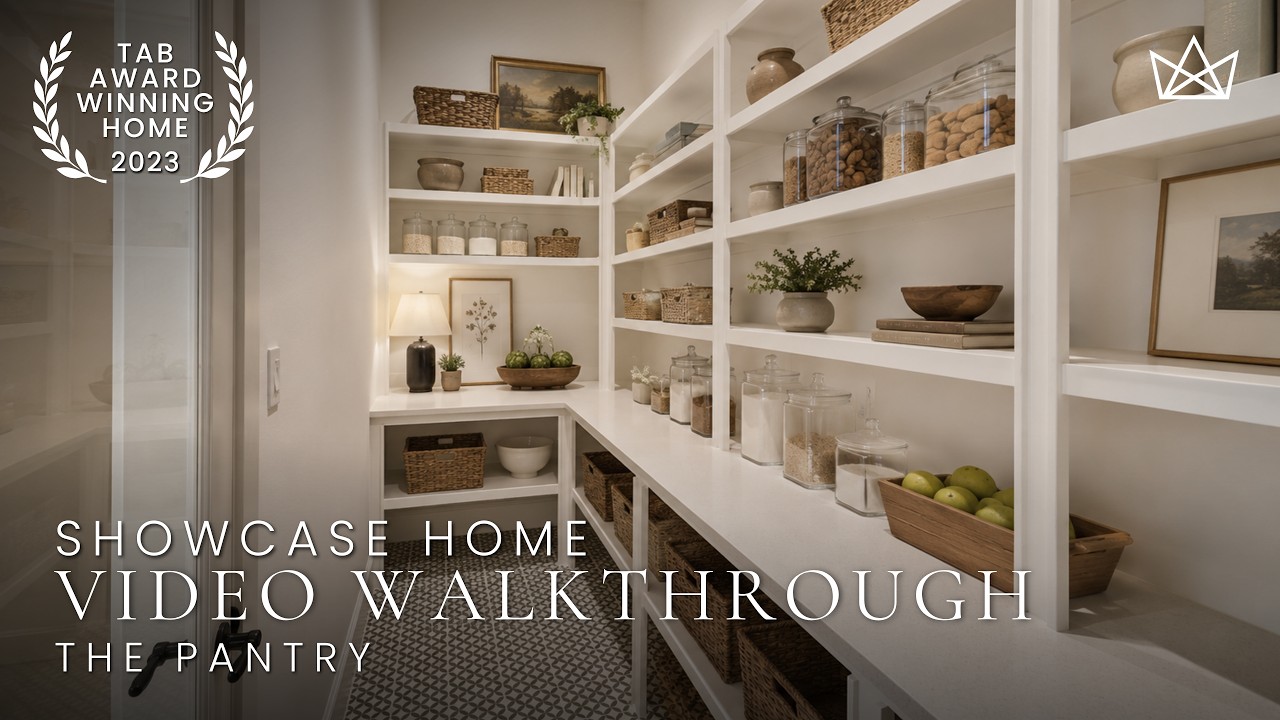 Inside the Perfect Pantry: Design Secrets Revealed! - The Model Home Tour Series