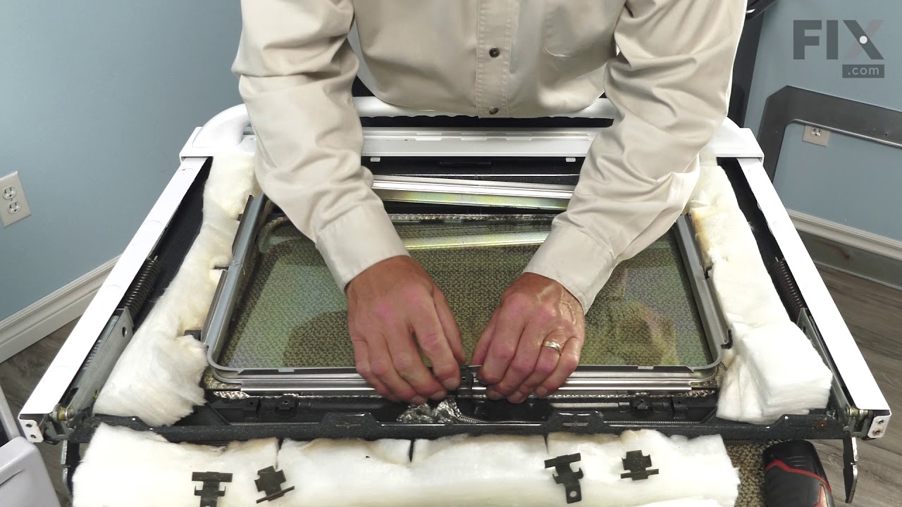GE Range Repair – How to Replace the Oven Door Glass Kit