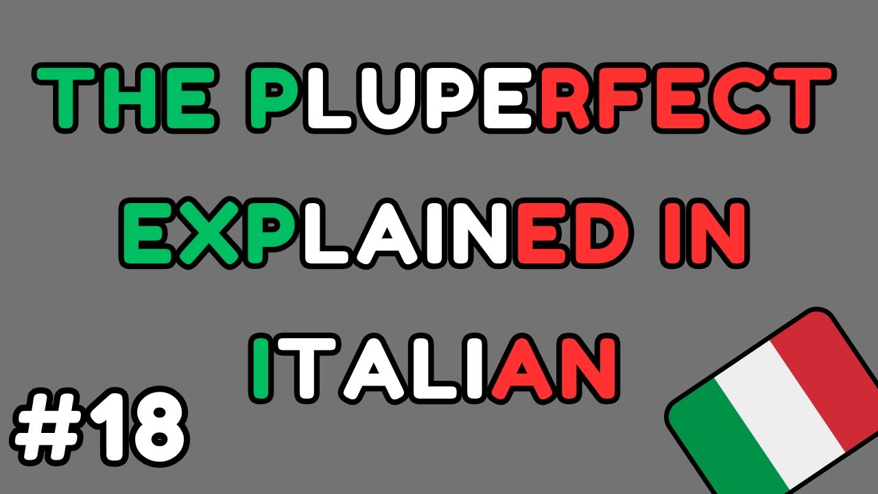 Итальянский язык — объяснение прошедшего совершенного времени.