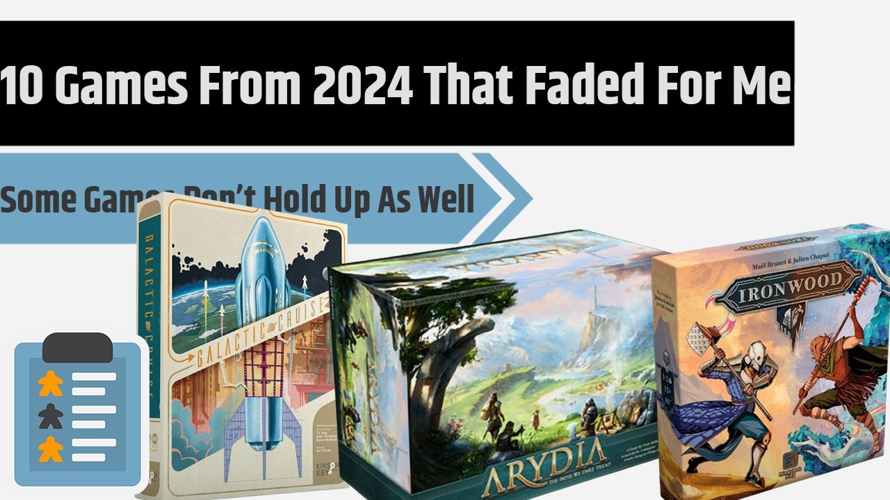 Top 10 Games from 2024 That Faded for me