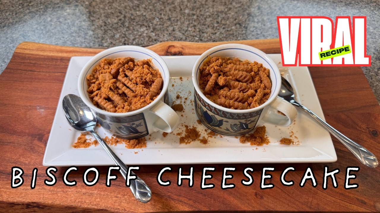 Biscoff Cheesecake Made Easy No Bake only 2 ingredients
